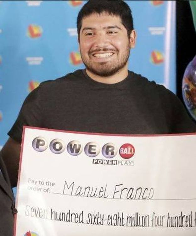 Foto: Manuel Franco, ganador de la lotería Powerball.