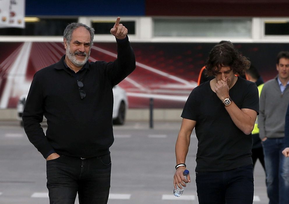 Foto: Zubizarreta ha elegido a Puyol para ser su mano derecha en la dirección deportiva.