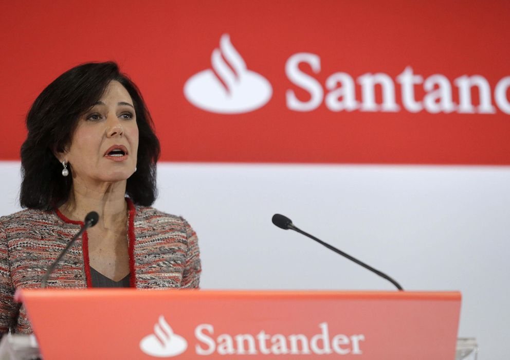 Foto: La presidenta del Banco Santander, Ana Patricia Botín, durante la presentación de resultados. (EFE)