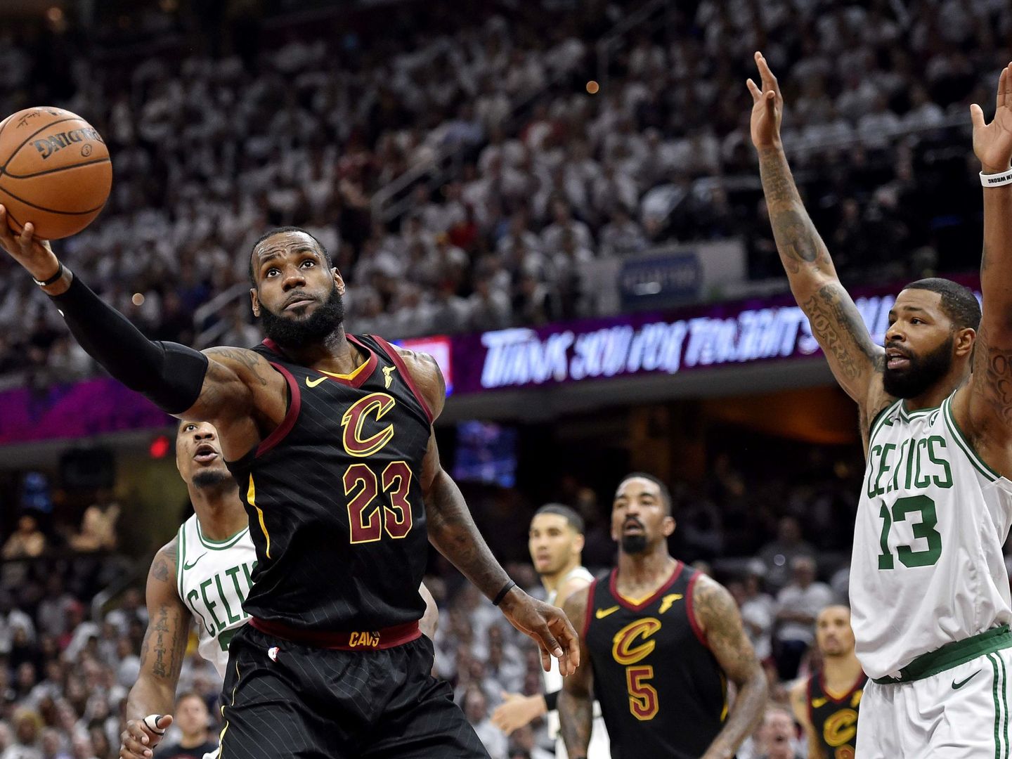 Boston Celtics y Cleveland Cavaliers juegan en la madrugada del domingo al lunes el séptimo partido de la final de la Conferencia Este de la NBA. (USA TODAY Sports)