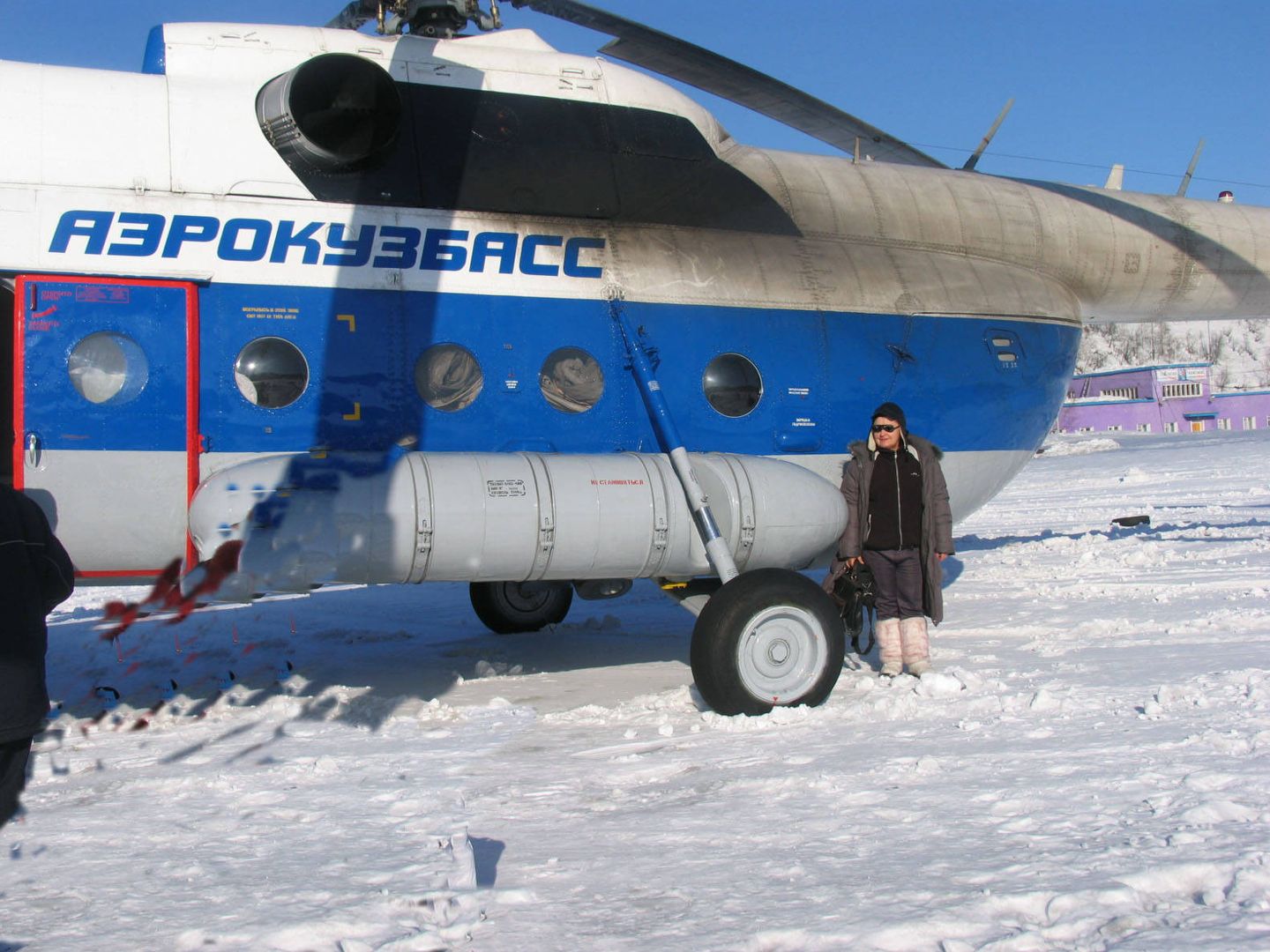 Arnau en una de sus expediciones a Siberia en 2009. (Carmen Arnau)