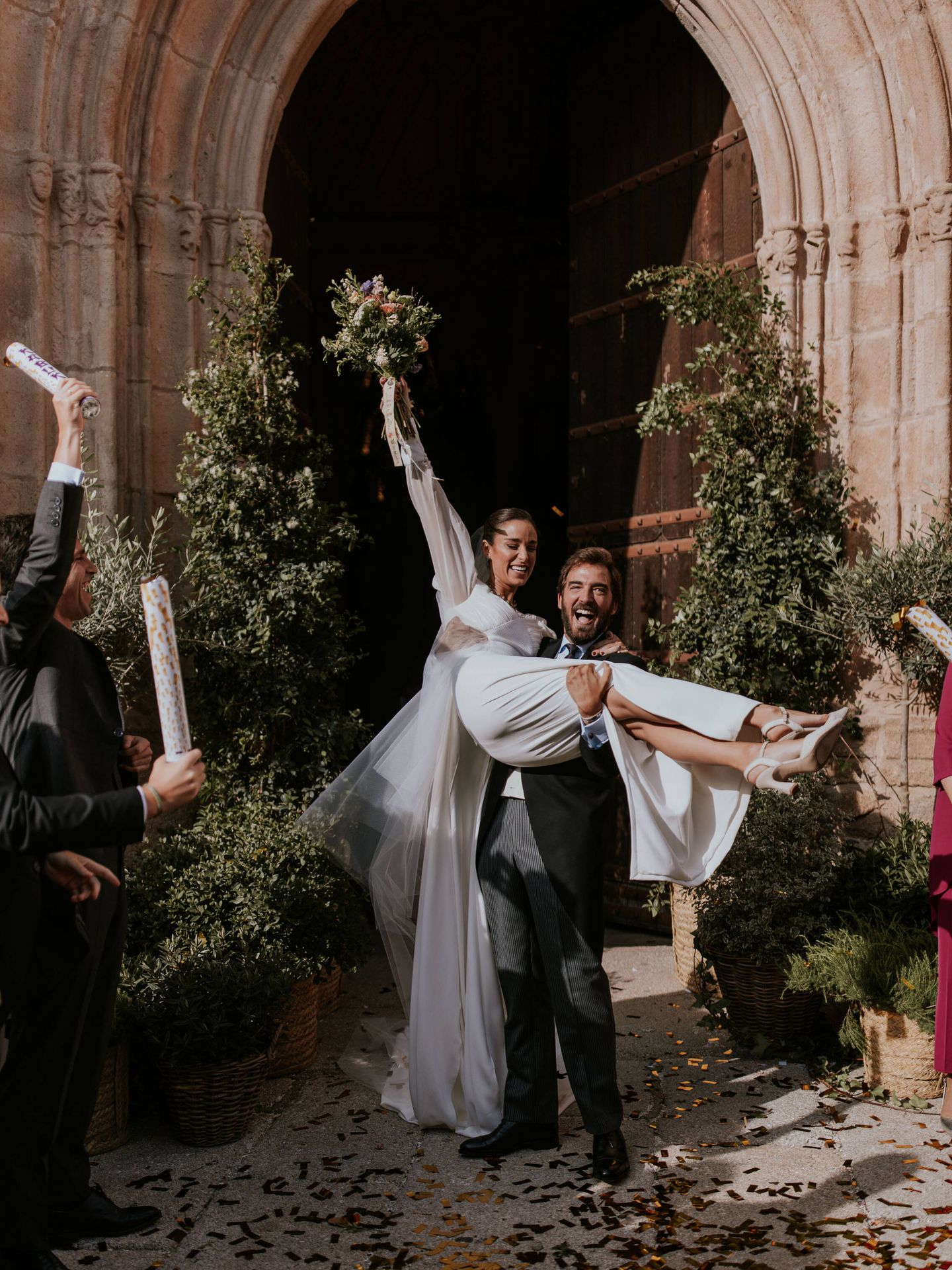 La boda de Monti y Luis. (Mónica Ortega)
