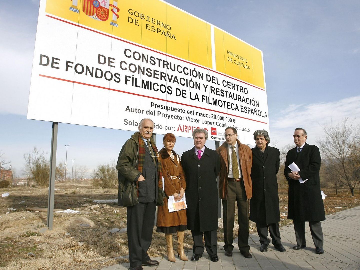 El exministro César Antonio Molina junto a Fernando Lara y Jose María Prado en 2007