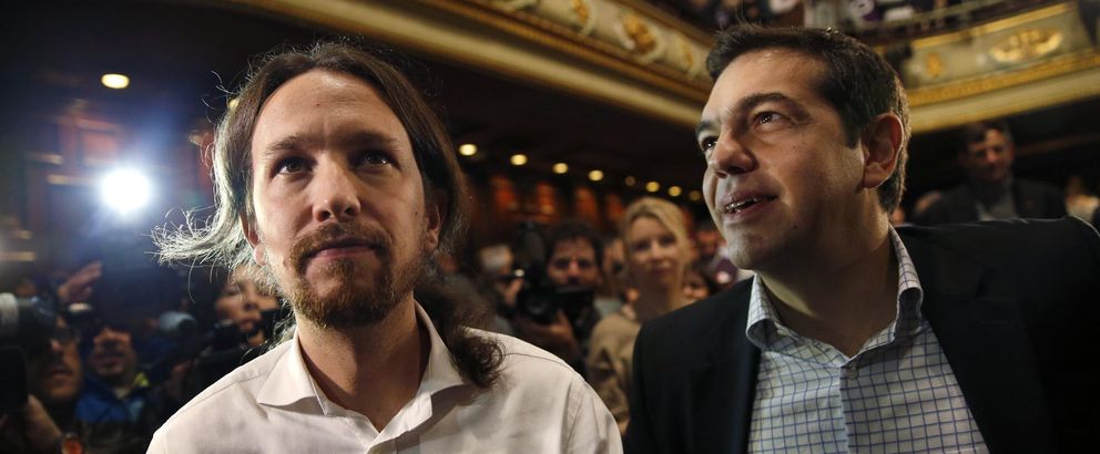 Pablo Iglesias y Alexis Tsipras (Reuters)