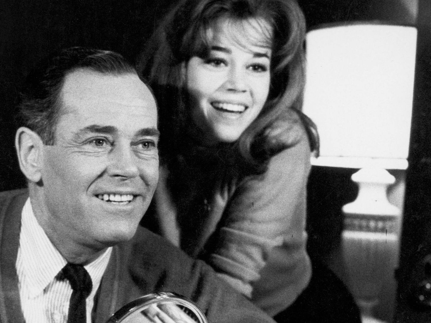 Henry y Jane Fonda, a finales de 1959. (CP)