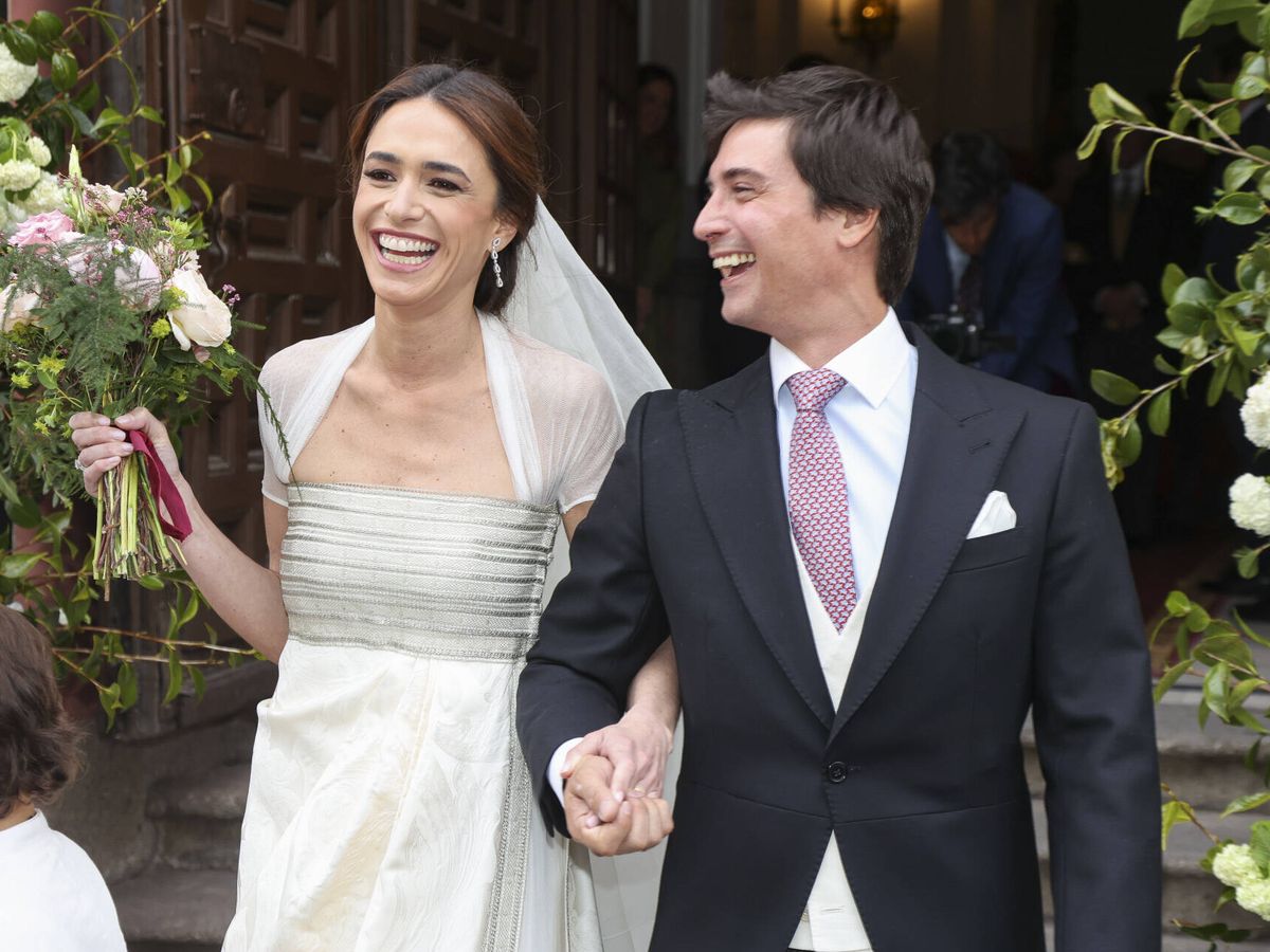 Foto: Carmen Gómez-Acebo y Borja Álvarez de Estrada, recién casados. (Gtres)