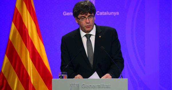 Foto: El presidente de la Generalitat, Carles Puigdemont. (Reuters)
