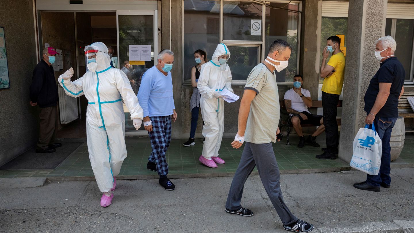 El hospital de Enfermedades Infecciosas y Tropicales en Belgrado. (Reuters)