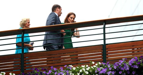 Foto: Kate Middleton a su llegada a Wimbledon 2019. (Getty)
