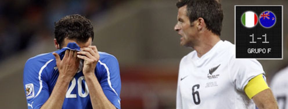 Foto: Italia roza el ridículo en su empate ante la 'amateur' Nueva Zelanda