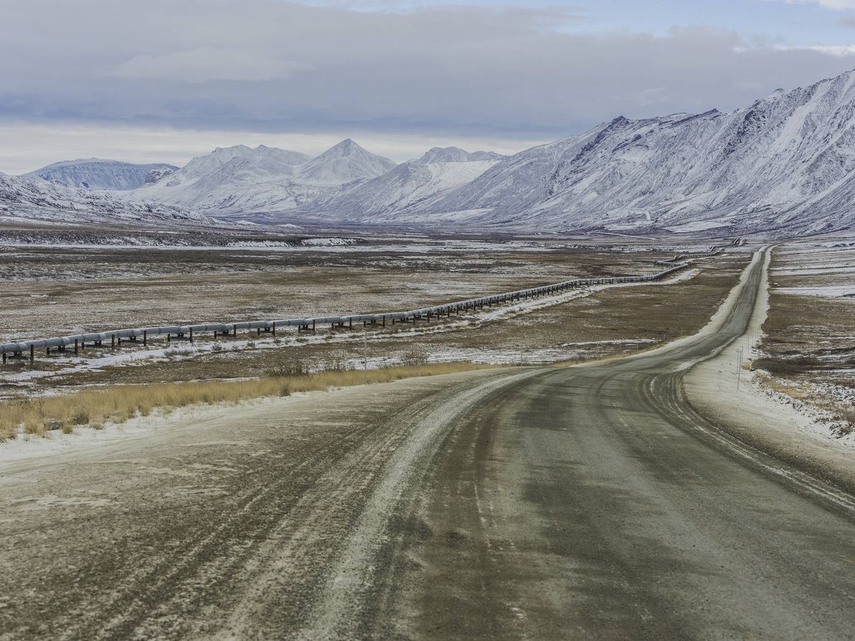 Foto: La autopista Dalton de Alaska. (iStock)