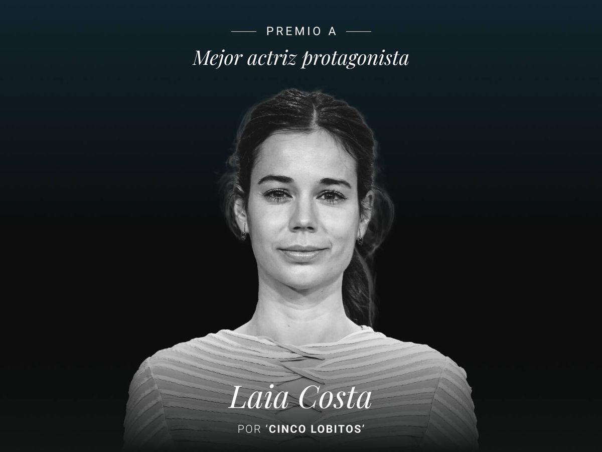 Foto: Laia Costa, ganadora del premio Goya 2023 a mejor actriz 