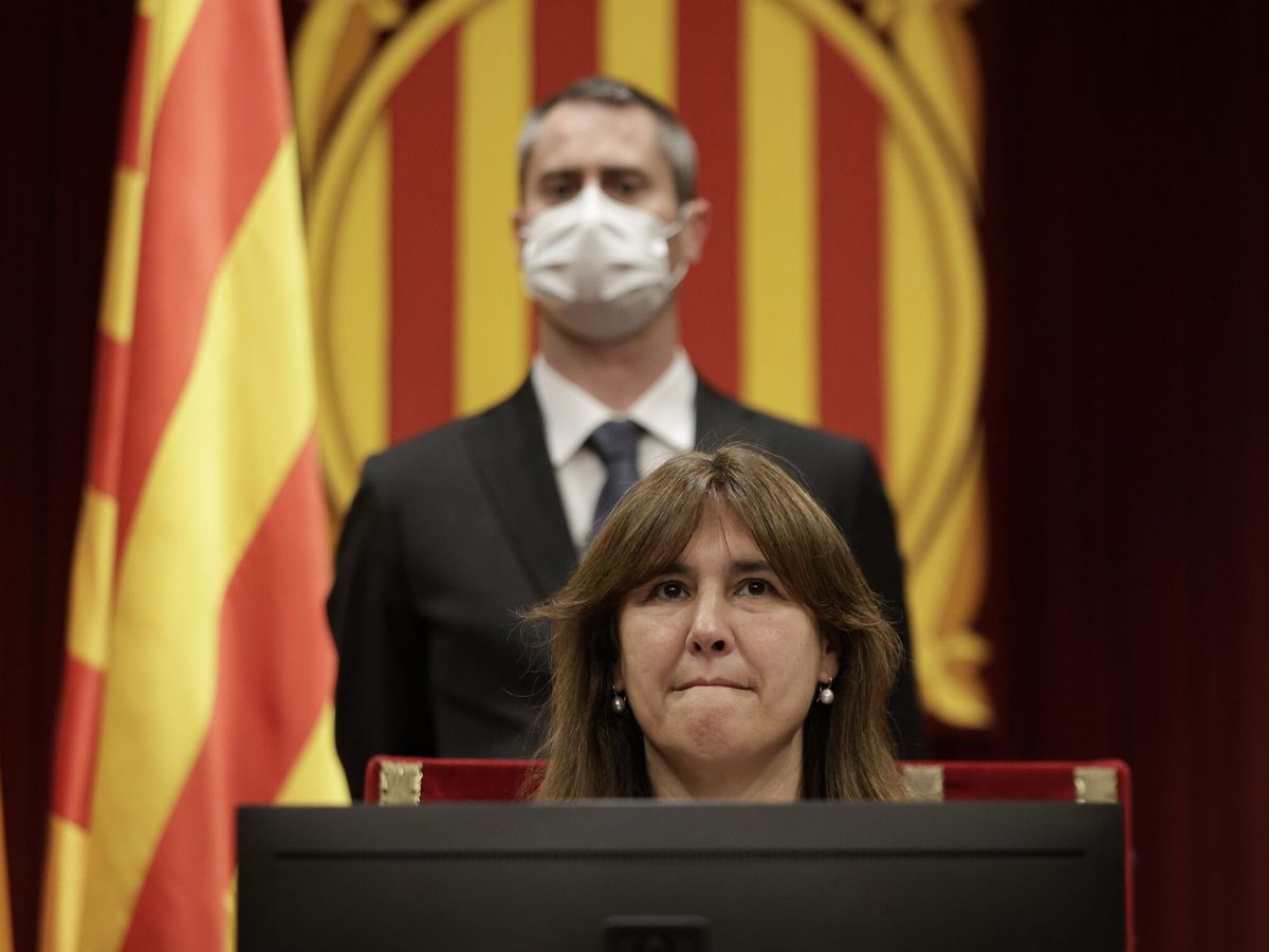 Foto:  La presidenta del Parlament, Laura Borràs. (EFE/Quique García)