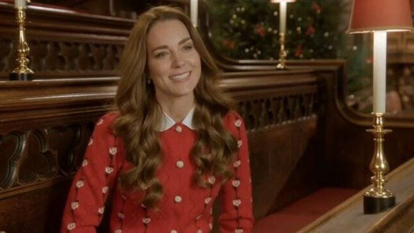Kate Middleton, en el vídeo promocional del concierto de Navidad. (ITV)