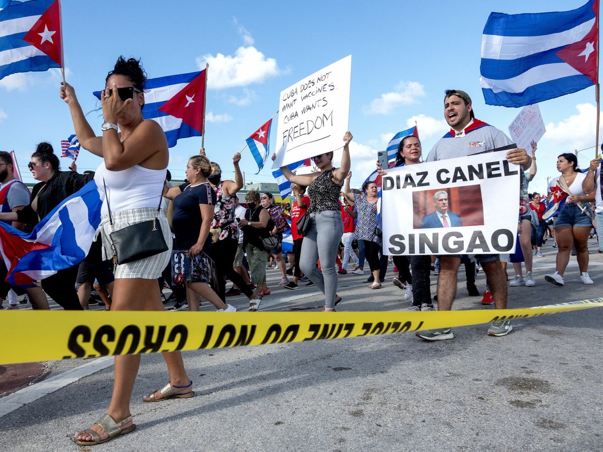 Foto: Protestas en Cuba. (Reuters)
