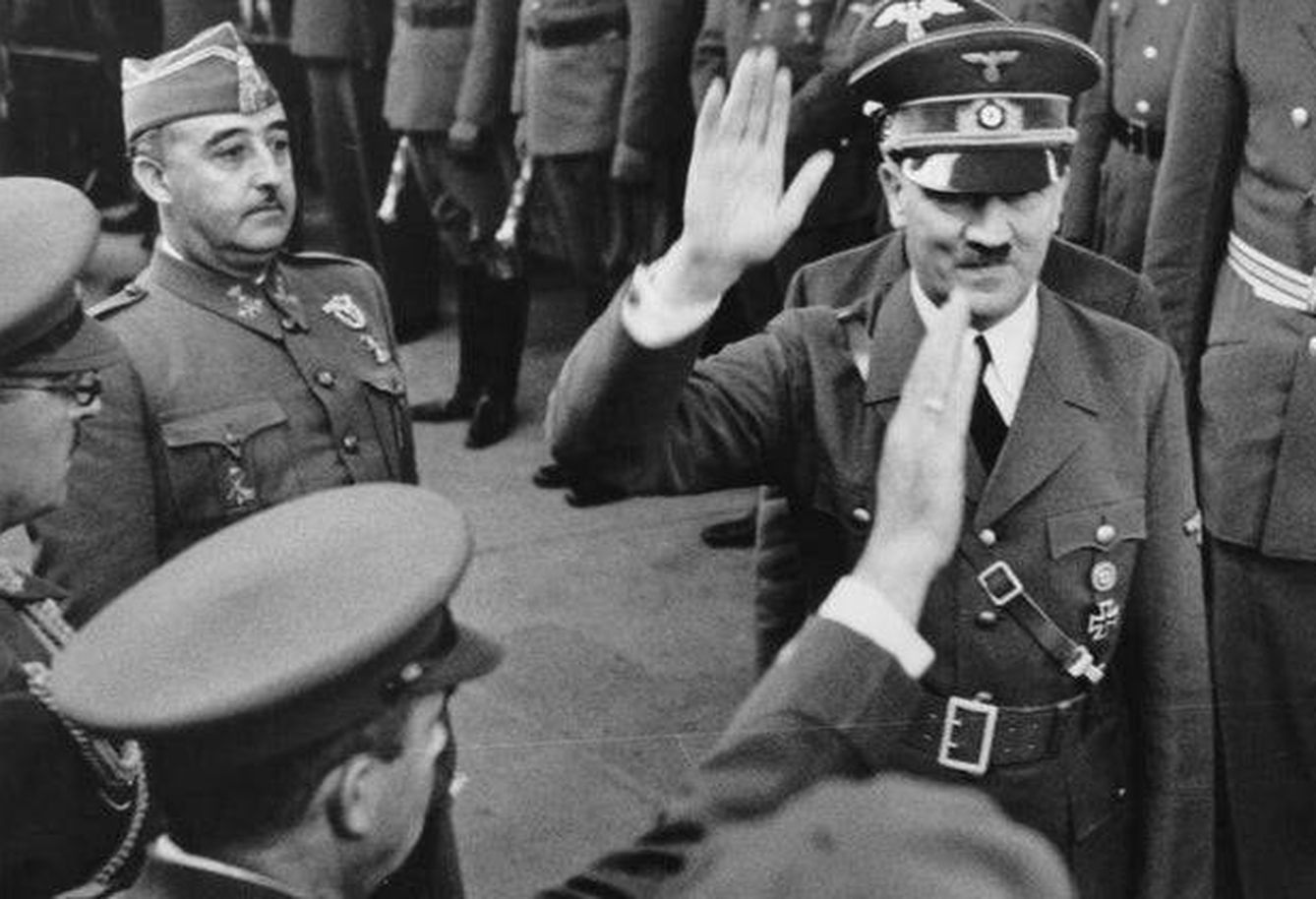 Franco y Hitler en la estación de Hendaya (Cordon Press)