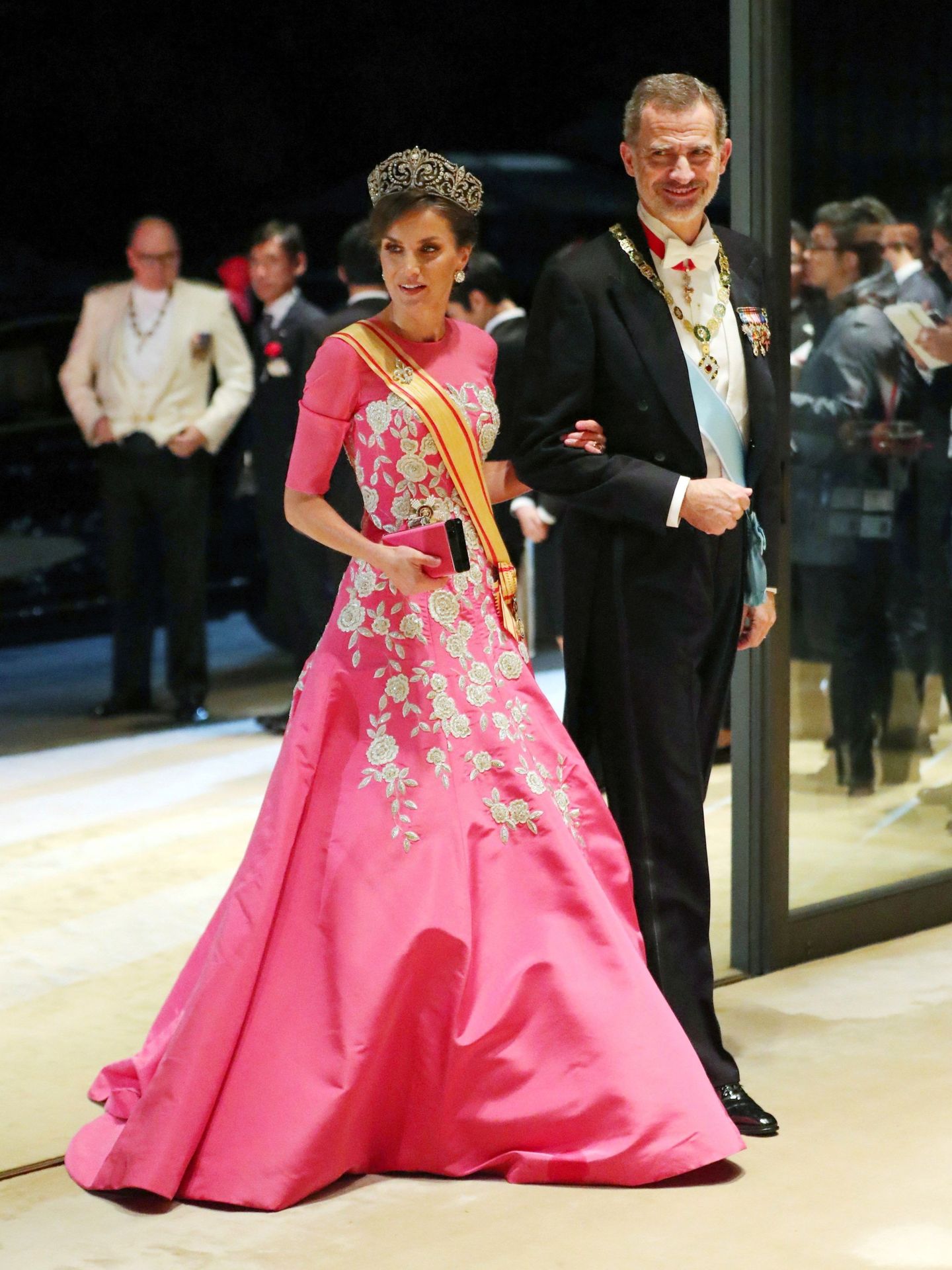 Letizia y Felipe, en la coronación de Naruhito. (EFE)