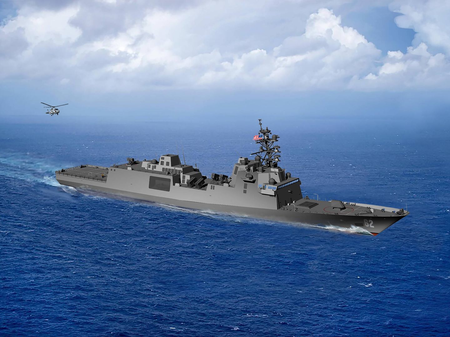 Diseño de la futura fragata USS Constellation FFG(X). (US Navy)
