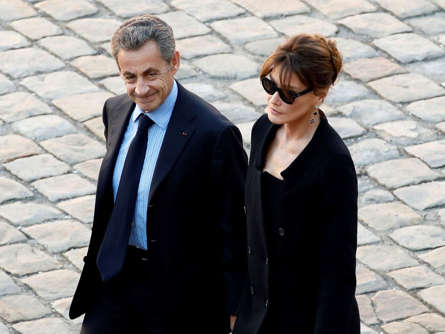 Nicolas Sarkozy y Carla Bruni. (EFE)