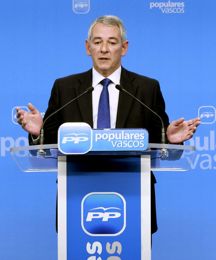 Foto: El presidente del PP de Vizcaya, Antón Damborenea. (EFE)