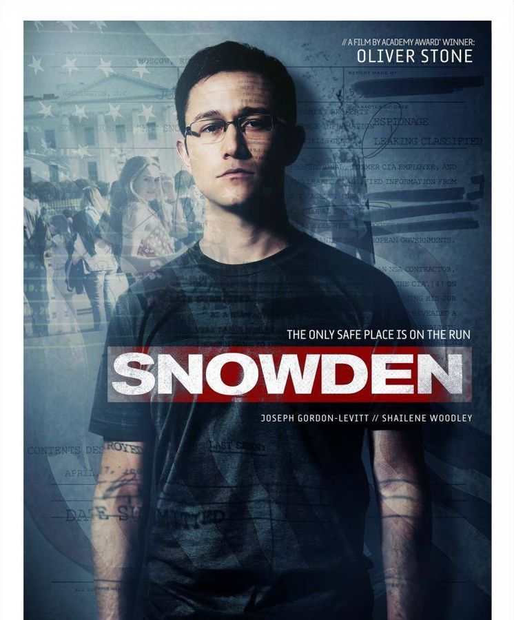 Foto: Detalle del cartel de 'Snowden', de Oliver Stone