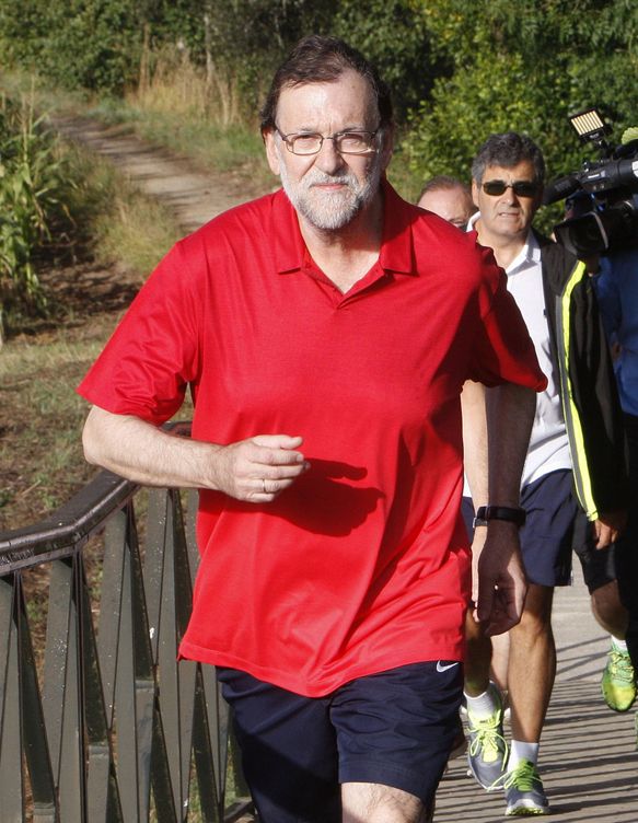 Rajoy, en Pontevedra. (EFE)