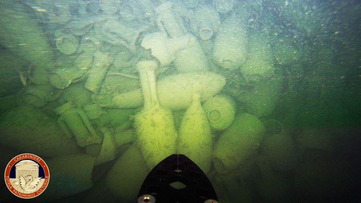 Arqueólogos descubren un naufragio romano en el mar Mediterráneo