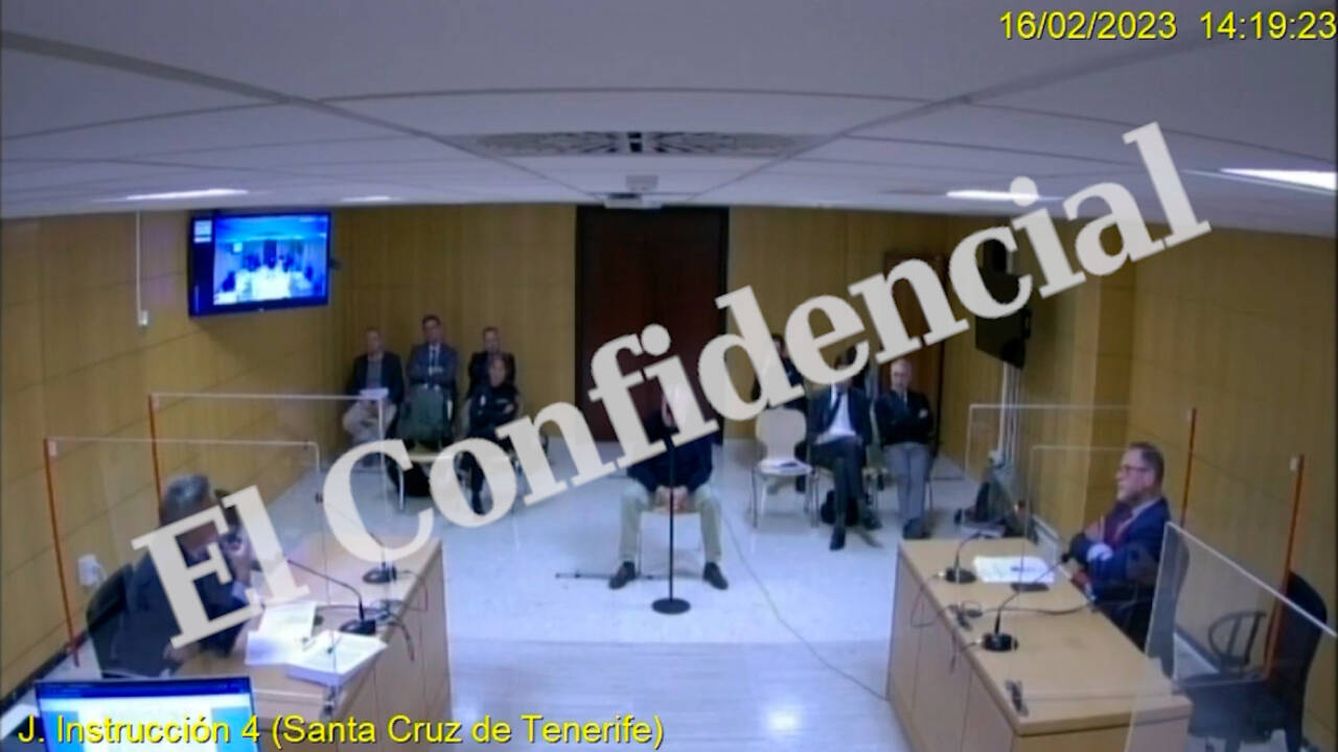 Foto: Declaración del empresario Raúl Gómez Rojo ante la jueza. (EC)