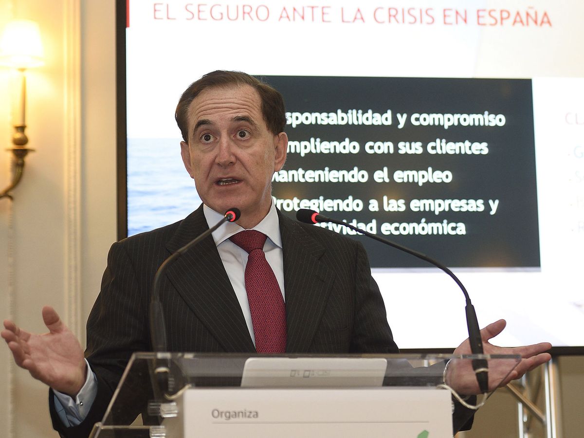 Foto: Antonio Huertas, presidente de Mapfre. (EFE/Pedro Puente Hoyos)