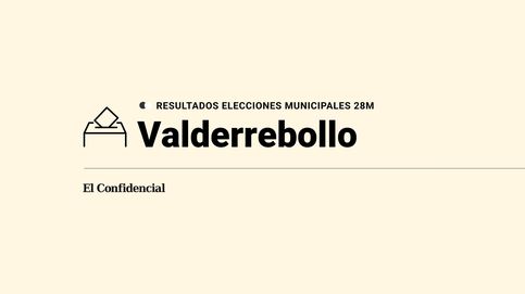 Resultados en directo de las elecciones del 28 de mayo en Valderrebollo: escrutinio y ganador en directo