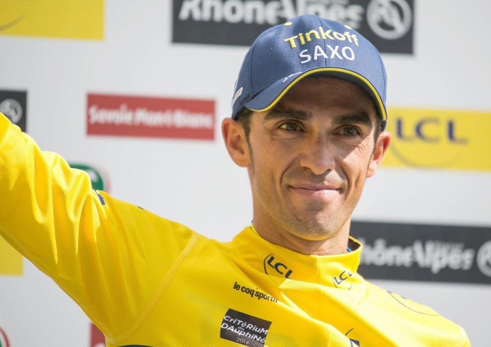 Foto: Contador está cerca de ganar su primera Dauphiné (EFE).