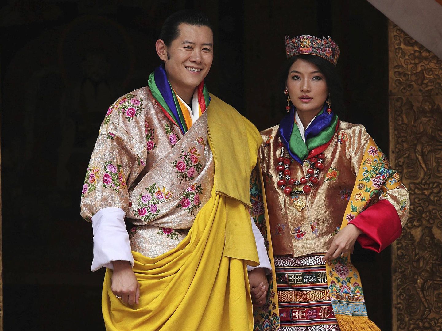 La boda de los Reyes de Bután, en 2011. (EFE)
