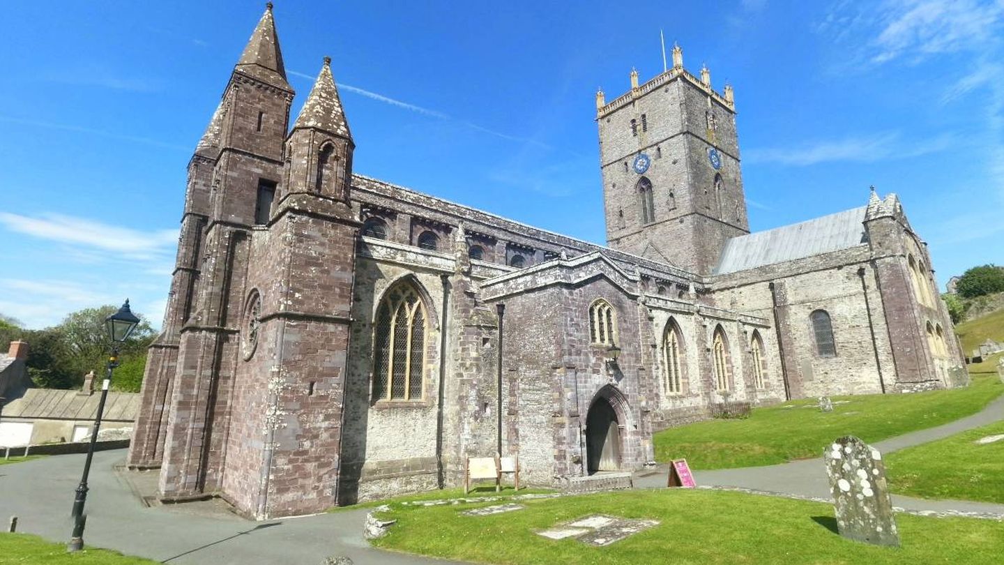 Catedral de San David, en Gales (Google Maps)