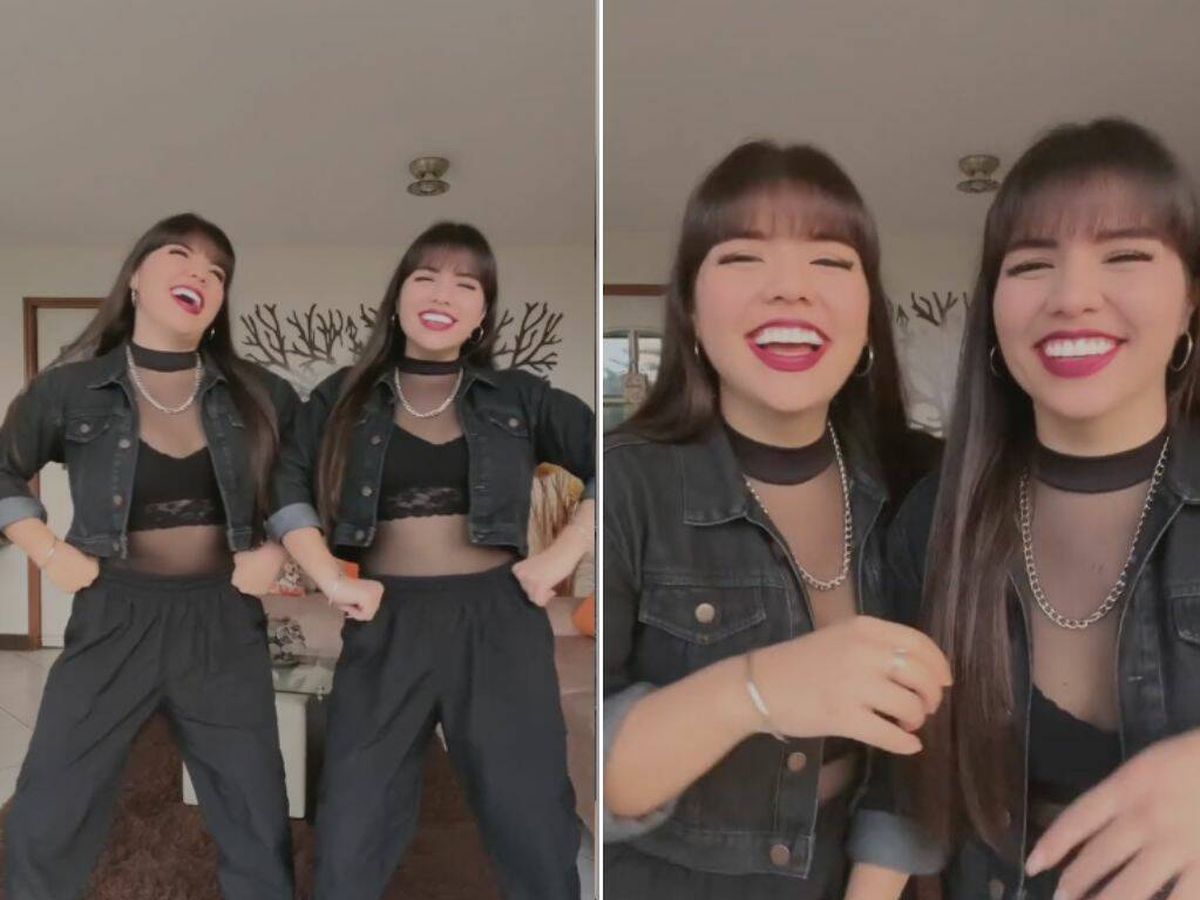 Foto: Estas gemelas espejo explican las cosas que no pueden hacer juntas: “es imposible” (TikTok/@raisaylucia)