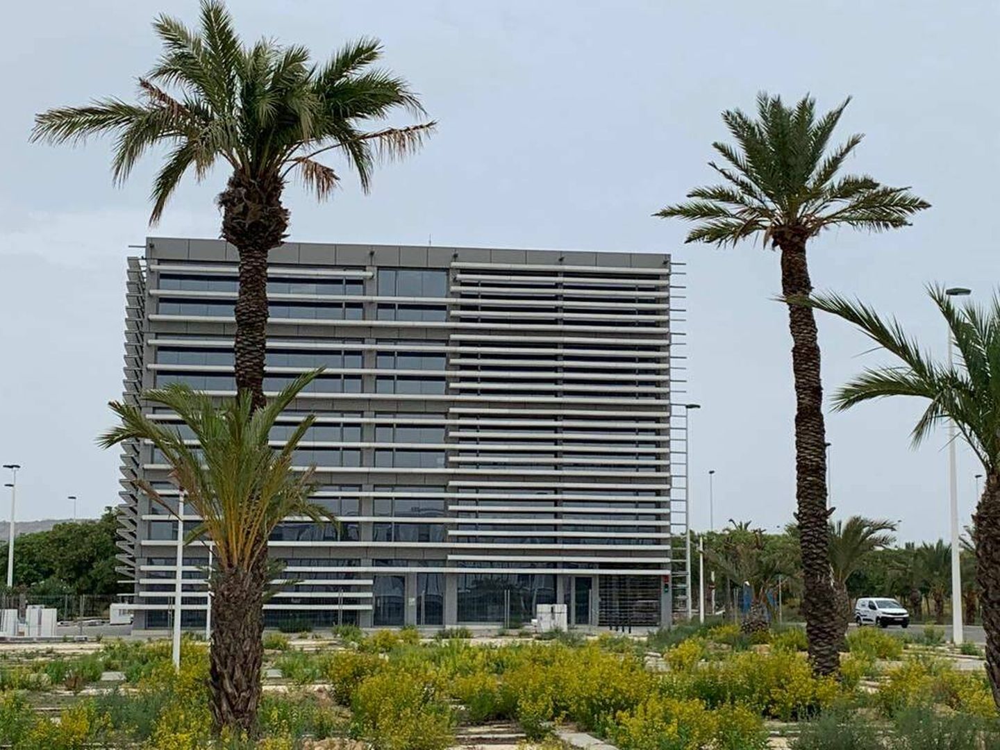Edificio en el Campus Tecnológico de Elche, ofrecido como sede de la Agencia Espacial Española. 