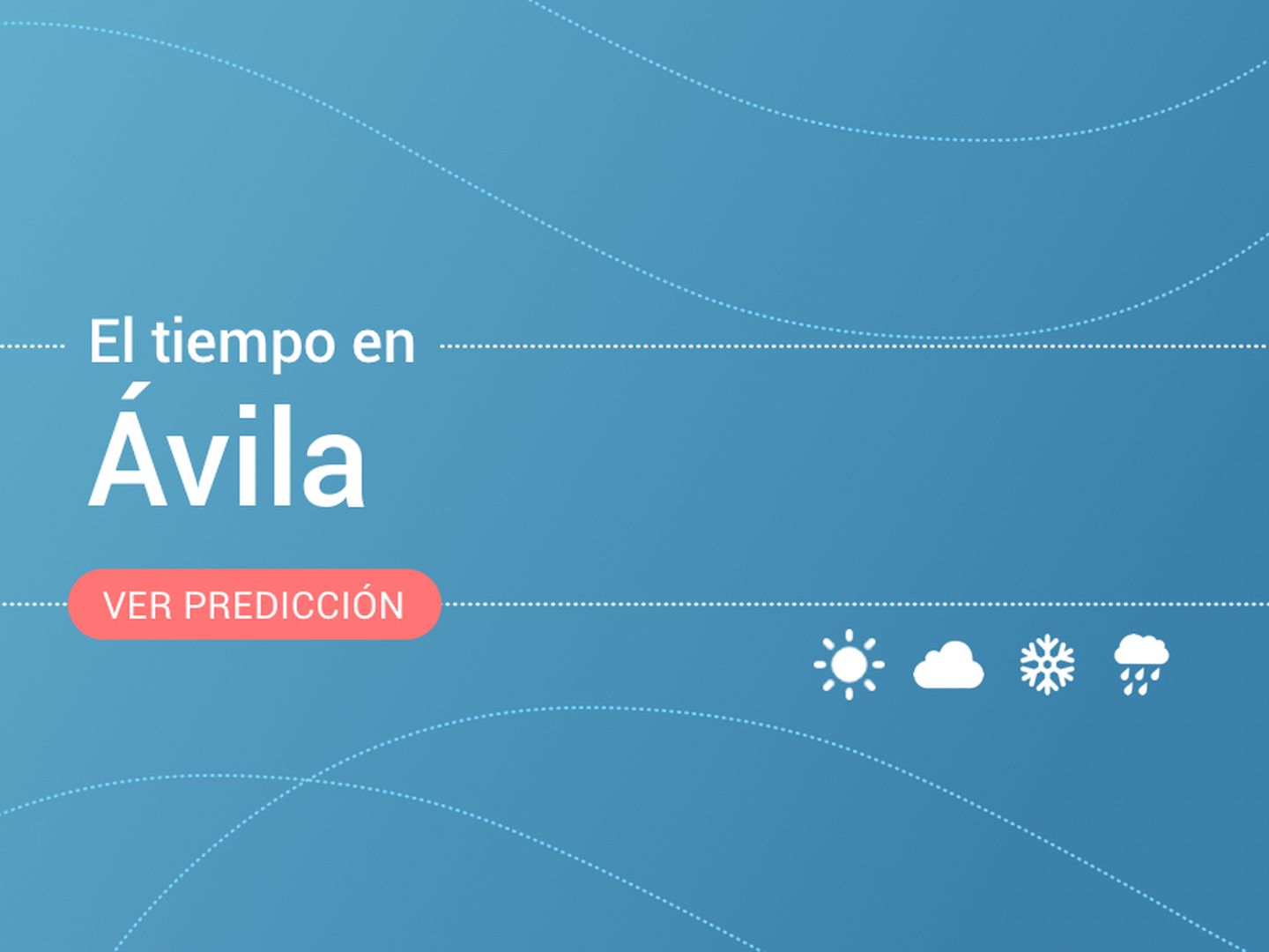El tiempo en Ávila: previsión meteorológica de hoy, miércoles 12 de junio