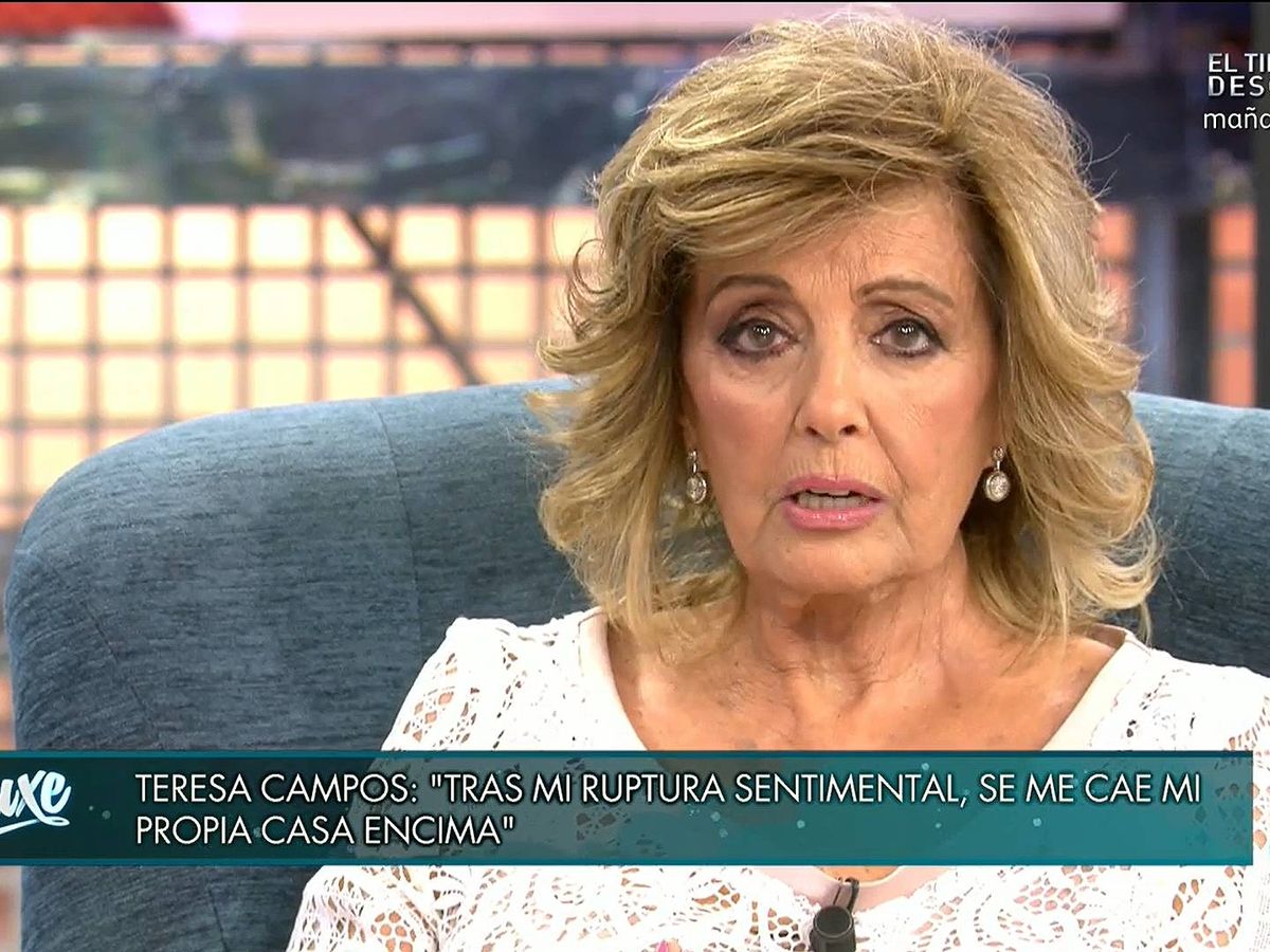 Foto: María Teresa Campos, en 'Sábado Deluxe'. (Telecinco)