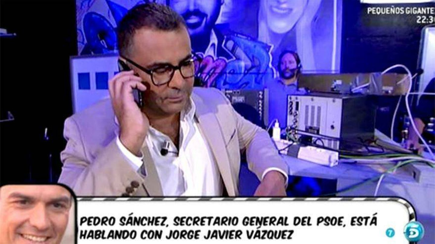 El día en que Pedro Sánchez llamó a 'Sálvame'. (Telecinco)