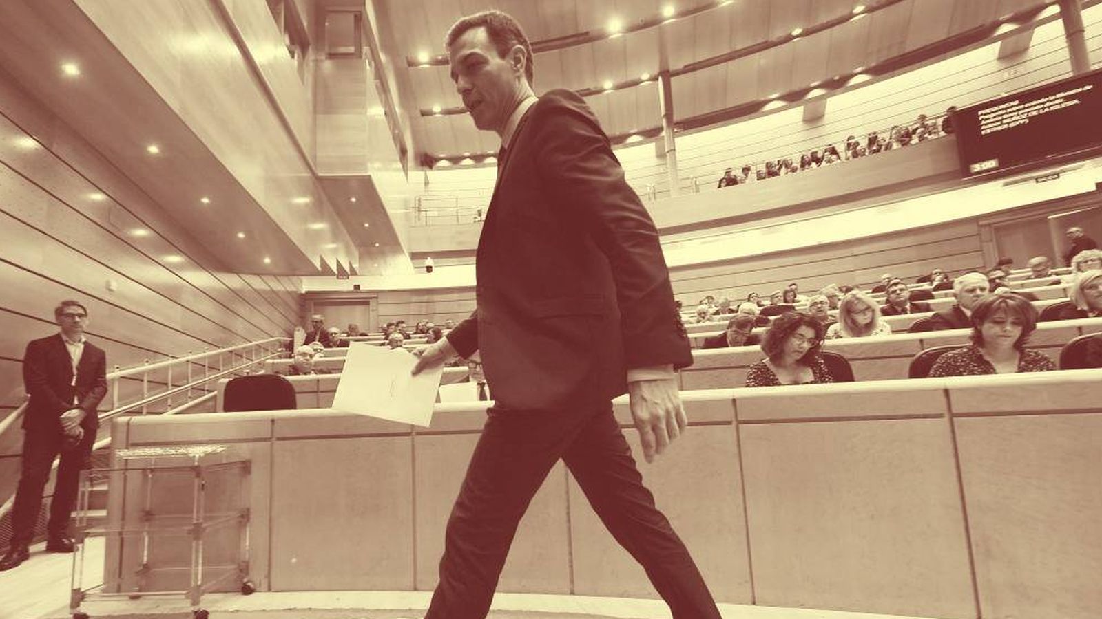 Foto: Pedro Sánchez, en el Senado. (EFE)