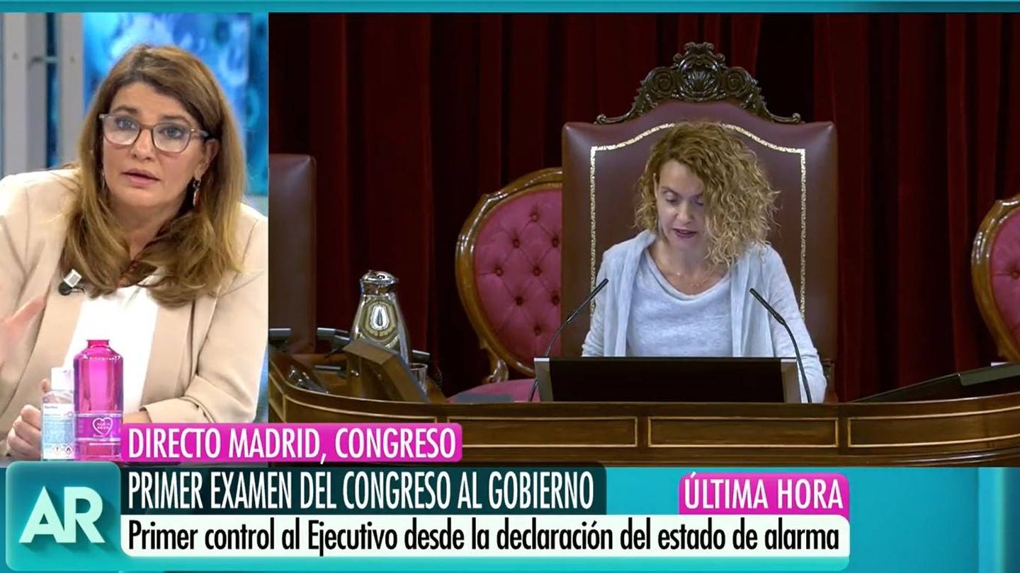 María Claver, en 'El programa de Ana Rosa'. (Mediaset)