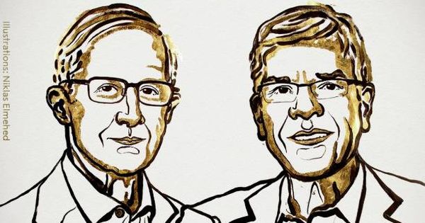 Foto: William D. Nordhaus y Paul M. Romer, ganadores del Nobel de Economía. (Foto: Premio Nobel)