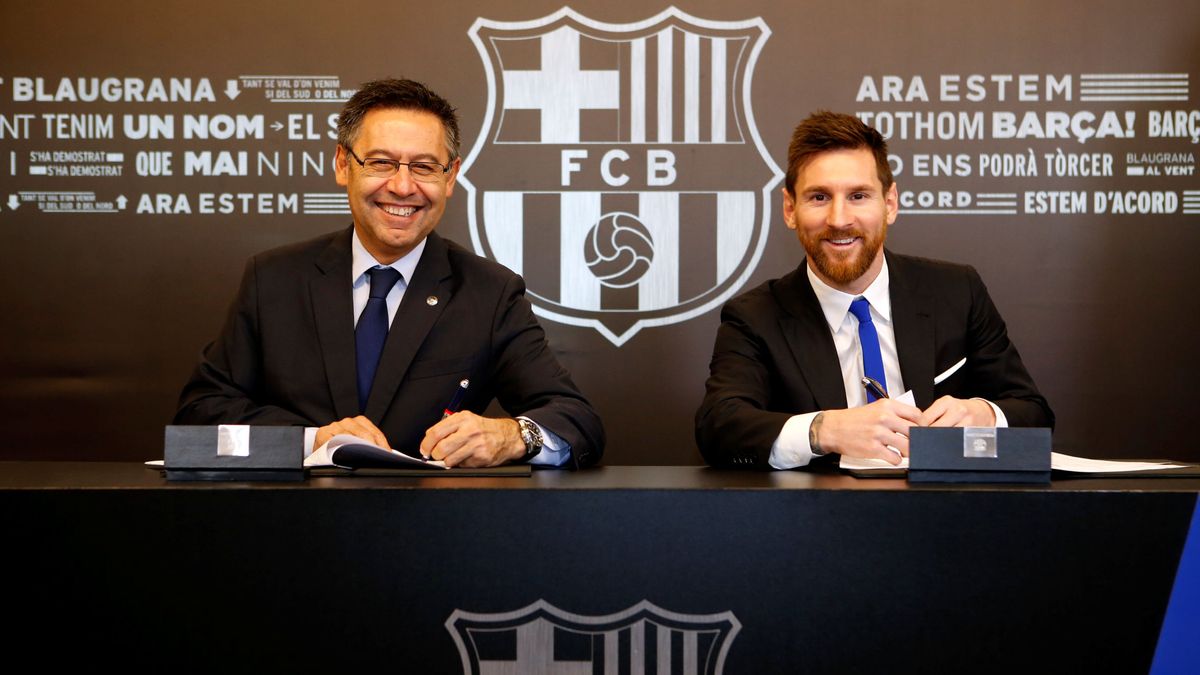 El presidente Bartomeu se ve capaz de echarle un pulso a Messi