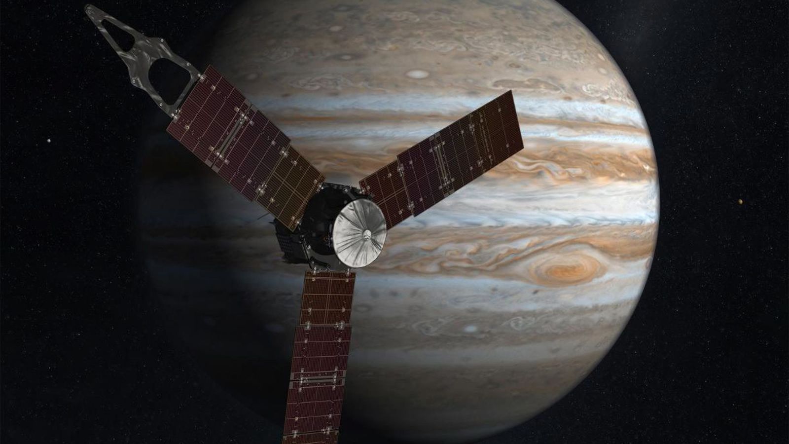 Foto: Juno llega a Júpiter. (Efe)