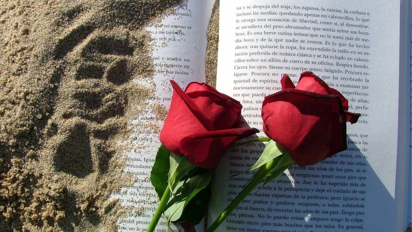 Libros y rosas por Sant Jordi