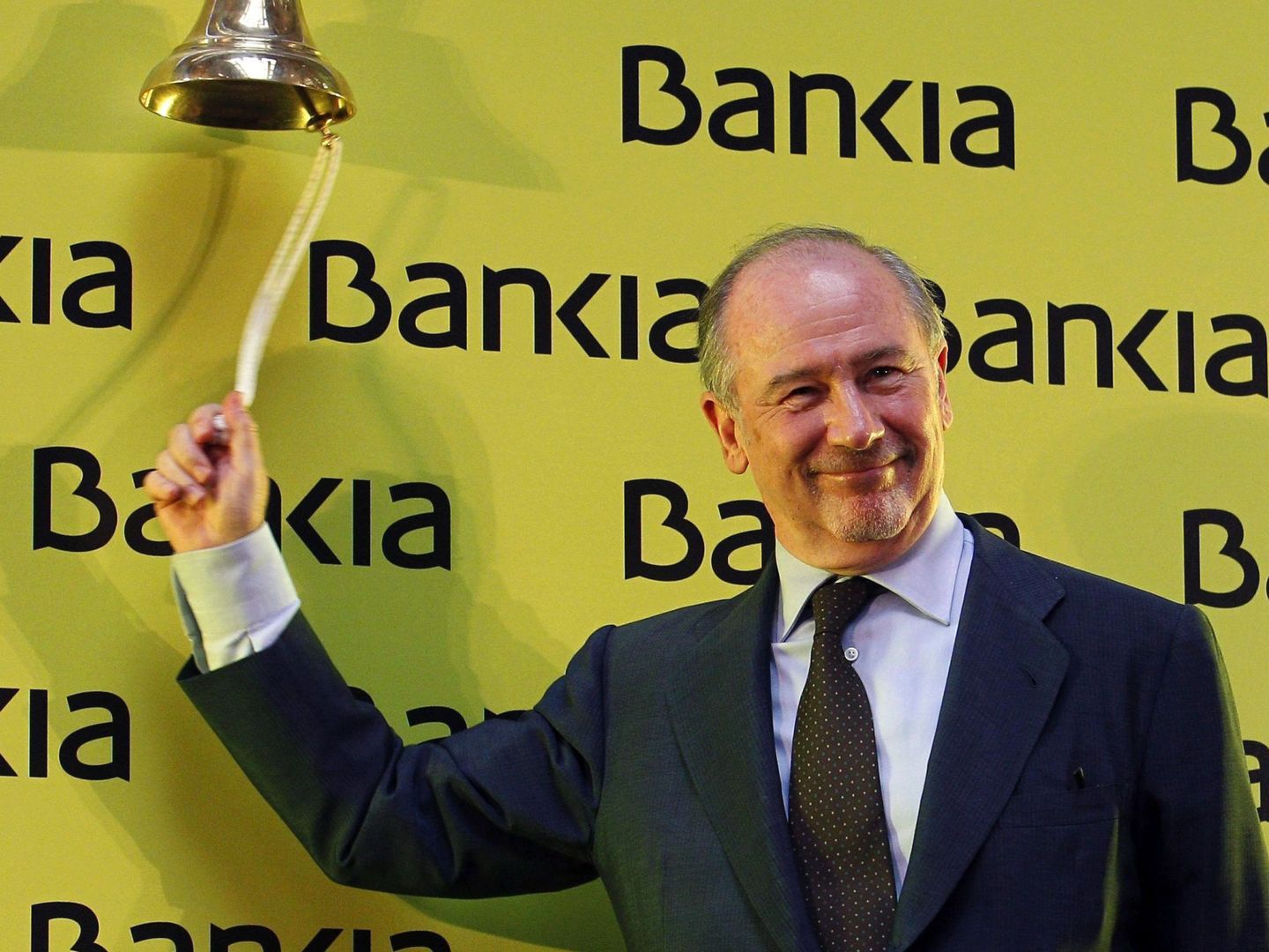 Rodrigo Rato, el día de la salida a bolsa de Bankia. (EFE)