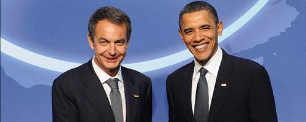 Foto: Obama da la bienvenida a las "medidas audaces" de Zapatero