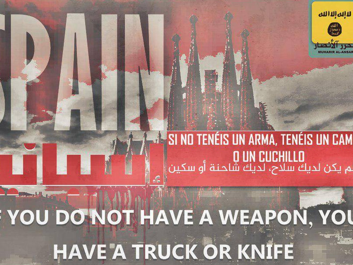 Propaganda contra España de comienzos de marzo en el foro yihadista Muharrir al Ansar.