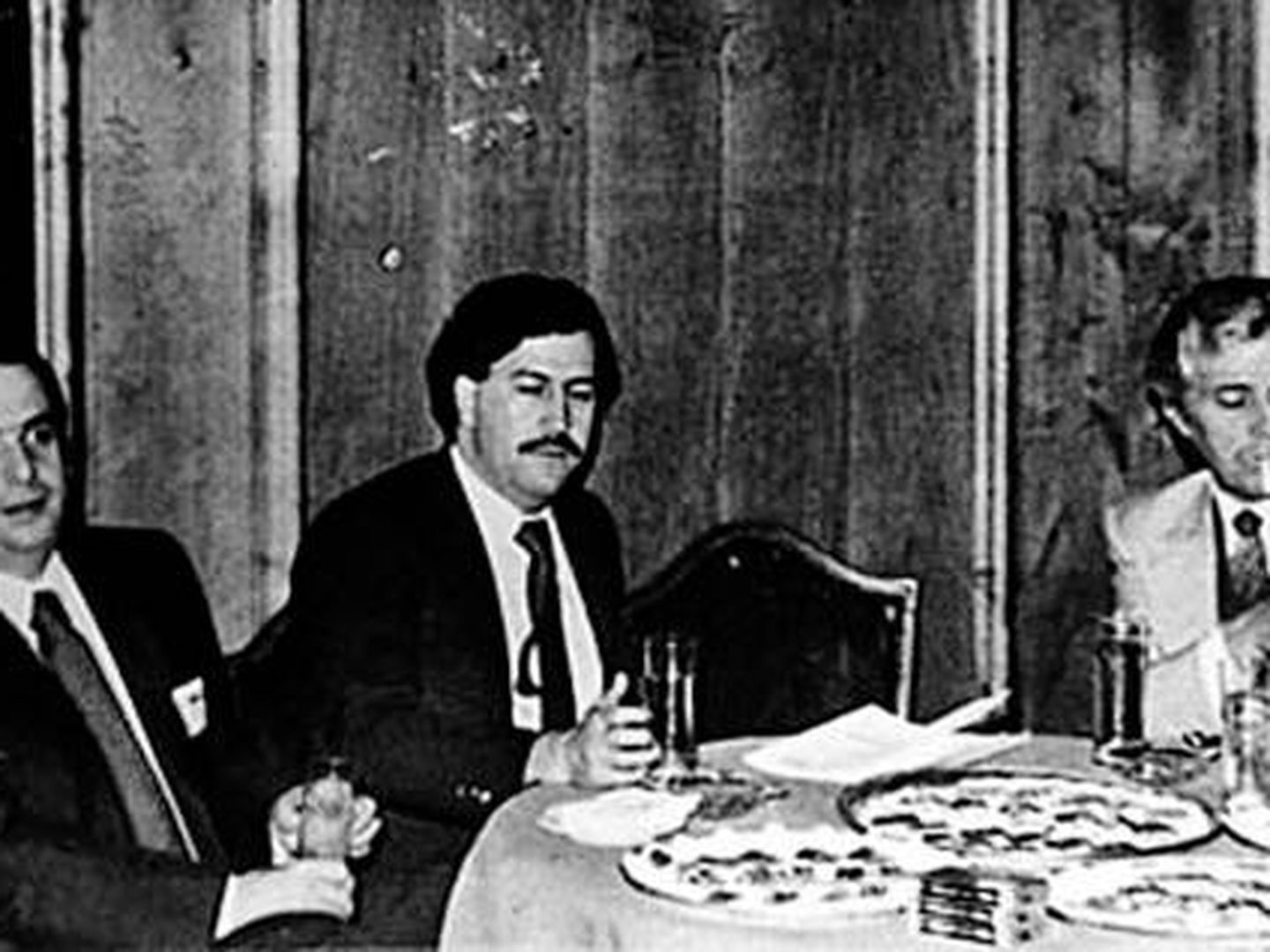 Escobar, en el Palace, durante la noche electoral. 