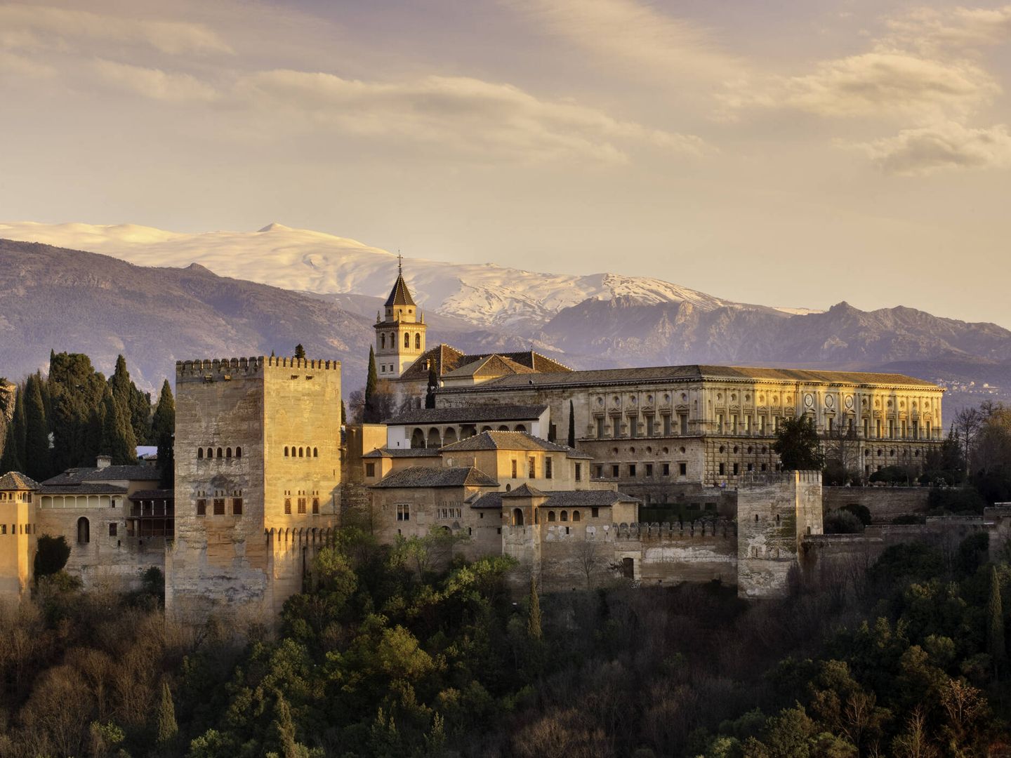 The Alhambra in Granada southern of Spain
