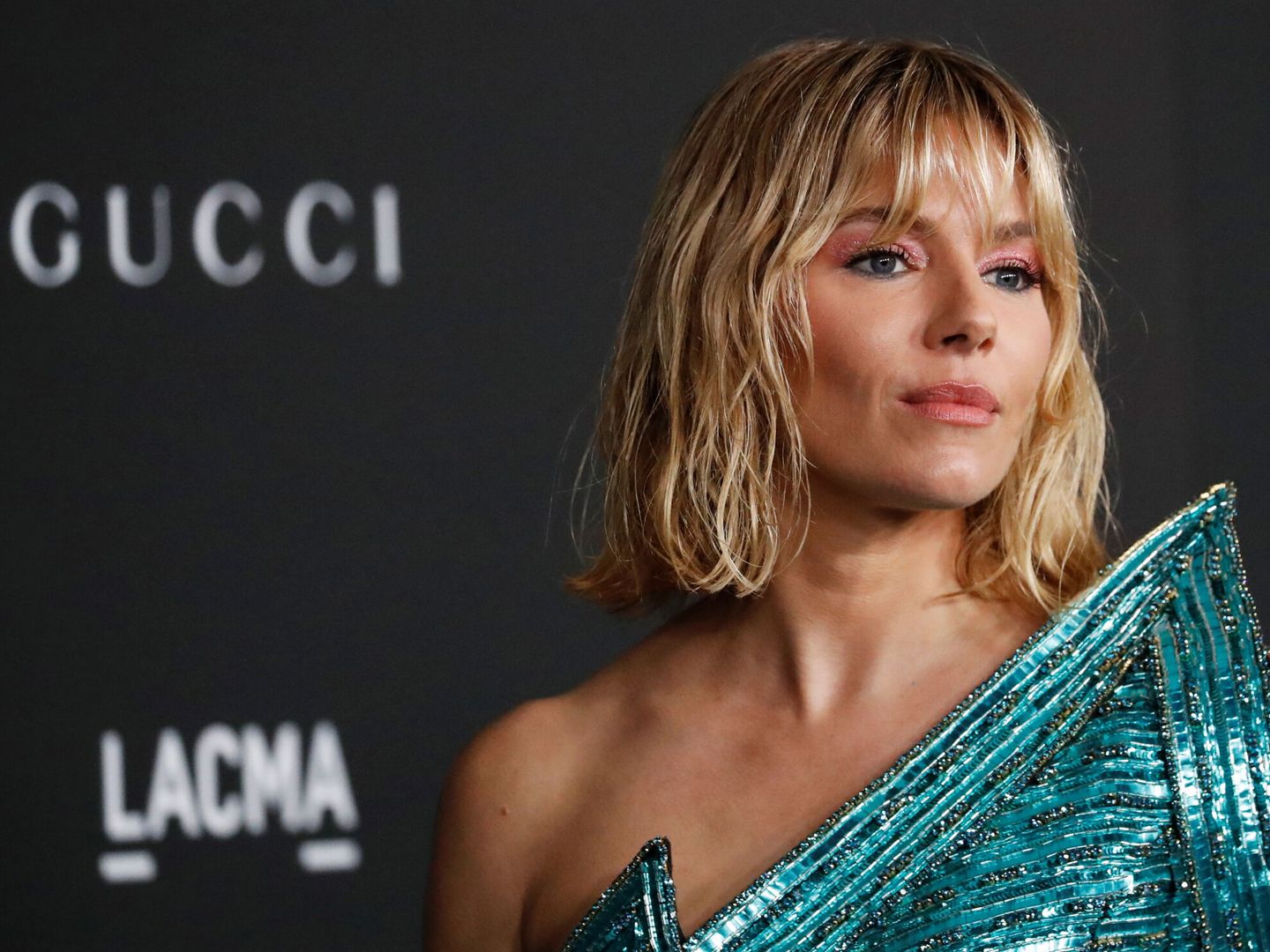 Sienna Miller, en la LACMA Art+Film Gala. (Reuters/Mario Anzuoni)